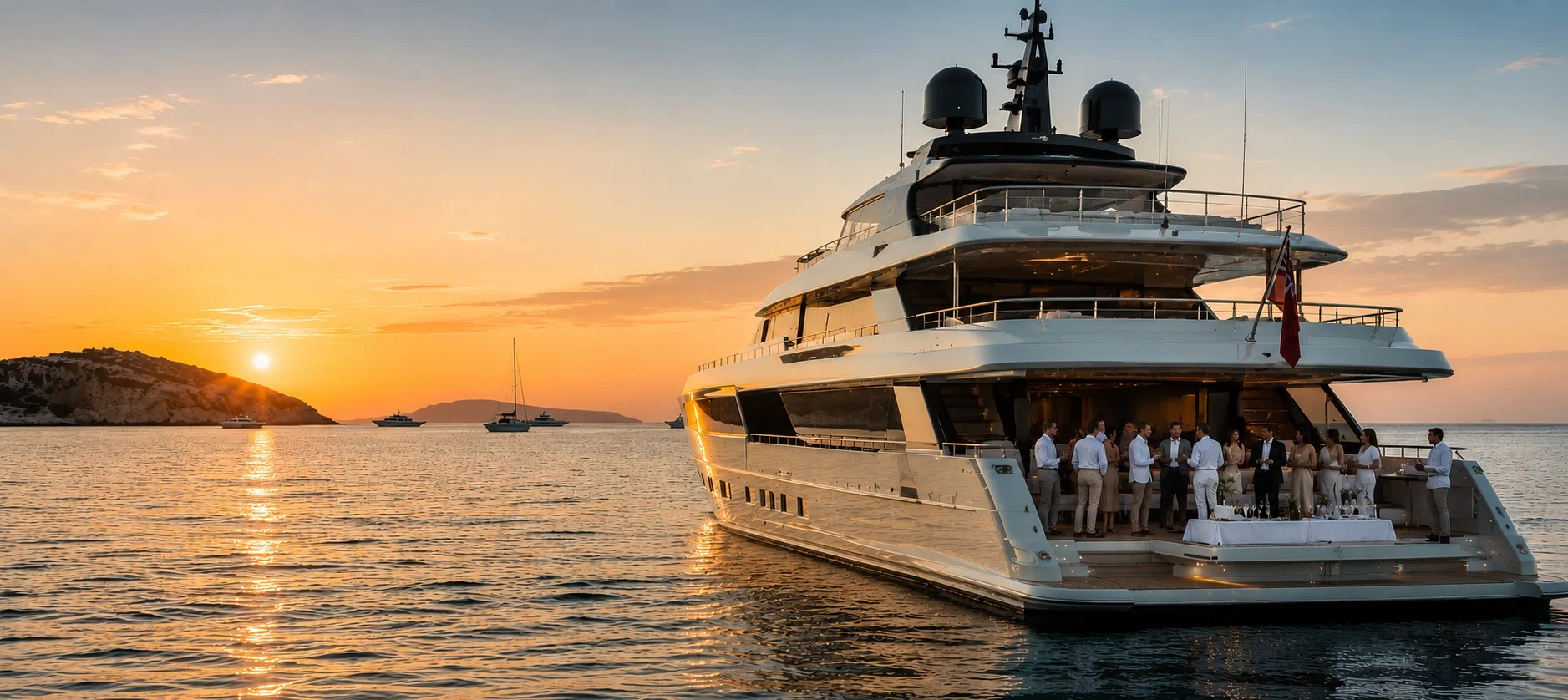 Chárter privado de lujo en el Mediterráneo — Vértice Experiences